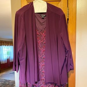 Roz & Ali 2 piece dress- new with tags